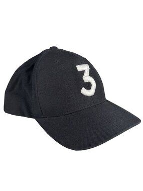 Chance the Rapper 3 Snap Back Hat Black Adjustable